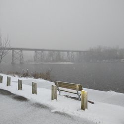 Manitou Park - Yeah, it's snowing.