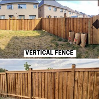 Novanest Renovation - the before and after of a fence - General Contractors Near Me
