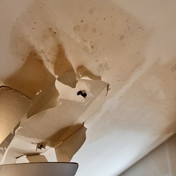 Lake Vue Apartments - My roof in my bedroom after the storm and I still had to pay even though it was uninhabitable. - Apartments Near Me - Clute, Texas
