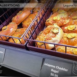 Albertsons - Open air pastry case - Always a tad apprehensive at most, self-serve cases. Some people are just downright dirty; pass.