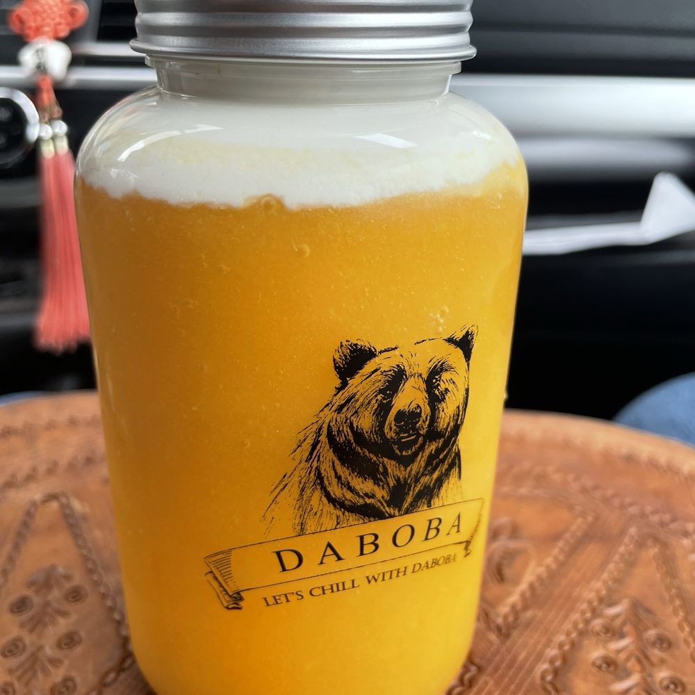 Daboba - Mango Frappe - Bubble Tea Near Me - Everett, Washington