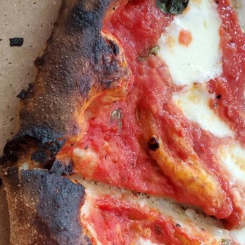 Angelina's Tavern - Yeah, the burnt crust and underneath these 2 adjacent slices were not edible. - Bars Near Me - South Plainfield, New Jersey