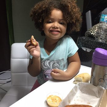 Dos Croquetas - My little princess thoroughly enjoying one of her croquetas. - Bakeries Near Me - Miami, Florida