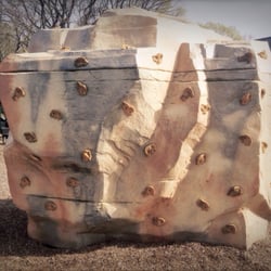 David B. Crabiel Park - Massive rock wall perfect for injuring children
