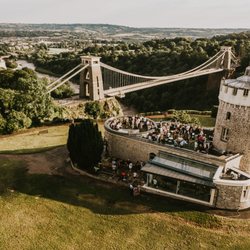Clifton Observatory - Aerial shot of Clifton Observatory