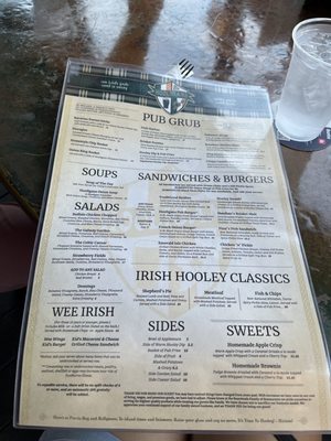 Menu photo 5 Hooligans Irish Tavern Put In Bay, OH