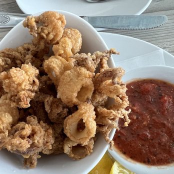 Dockside Waterfront Grill - Calamari appetizer - Seafood Near Me - Venice, Florida Dockside Waterfront Grill - Calamari appetizer - Seafood Near Me - Venice, Florida