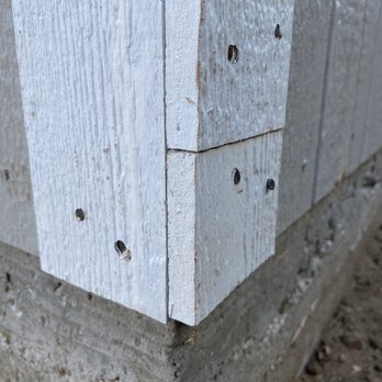Tuff Shed Reno - (4) trim pieces were incorrectly cut to length, they added 3in kickers to remedy the problem instead of putting the correct length piece - General Contractors Near Me - Reno, Nevada