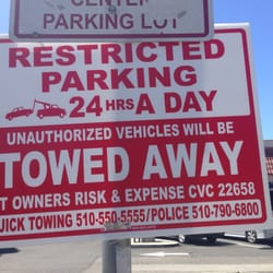 Restricted Parking  24 Hours A Day! Unarthorized Vehicles Will Be TOWED AWAY!