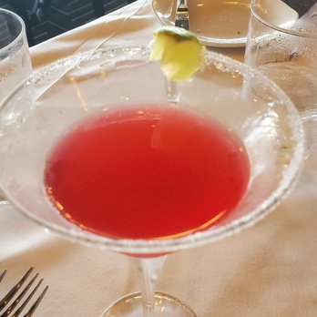 Chart House - Pomegranate martini - Seafood Near Me - Longboat Key, Florida