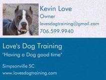 Loves Dog Training - pet boarding facility in Simpsonville, SC