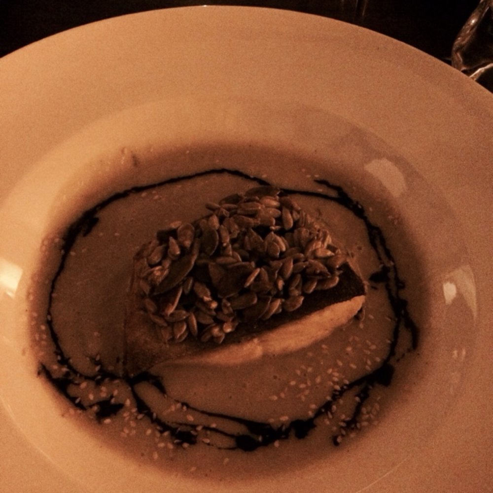 Antica Pesa - Sunflower and pumpkins encrusted cod... A delicious  combination of flavors. - Italian Near Me - Brooklyn, New York