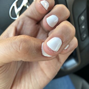 Kim's Nails - chunk of my skin missing. - Nail Salons Near Me - Austin, Texas