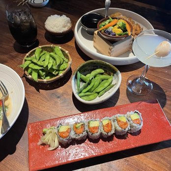 Sushi Jin - Salmon Avo Roll Edamame - Sushi Bars Near Me - Westport, Connecticut Sushi Jin - Salmon Avo Roll Edamame - Sushi Bars Near Me - Westport, Connecticut