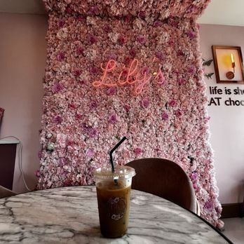 Lily’s Chocolate & Coffee - Honey lavender latte - Desserts Near Me - Vienna, Virginia Lily’s Chocolate & Coffee - Honey lavender latte - Desserts Near Me - Vienna, Virginia