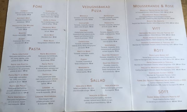 Menu photo 2 Spot Malmö, AB