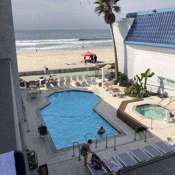 The Wayfarer San Diego - Standing at the corner of our balcony you can see the ocean , it's pretty. - San Diego, CA