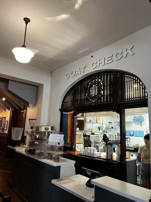 Photo of Coat Check Coffee - Indianapolis, IN, US. the interior of a coffee shop