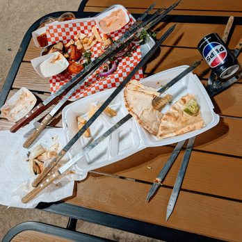 Al Mankal Grill - Aftermath + skewers - Barbeque Near Me - Sugar Land, Texas