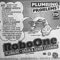 Robo One Restaurant Plumbing