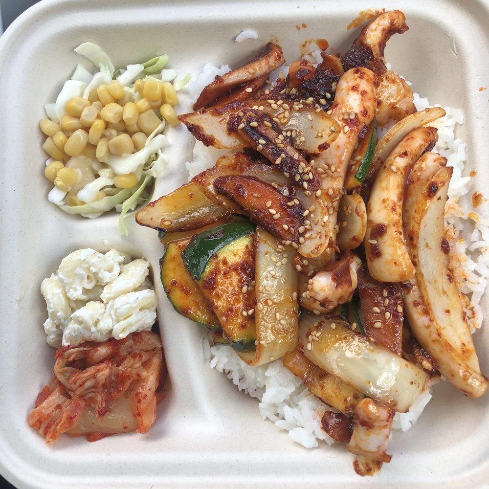 Yellow Kitchen - Spicy squid - Food Trucks Near Me - Waipahu, Hawaii Yellow Kitchen - Spicy squid - Food Trucks Near Me - Waipahu, Hawaii