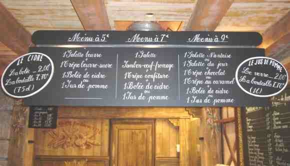 Menu photo 1 A la Galette d'Antan Nantes, 44 Menu photo 1 A la Galette d'Antan Nantes, 44