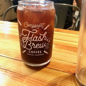Component Coffee Lab - Flash Brew on the house for studying here all day and always coming here - thanks! - Coffee & Tea Near Me - Visalia, California Component Coffee Lab - Flash Brew on the house for studying here all day and always coming here - thanks! - Coffee & Tea Near Me - Visalia, California