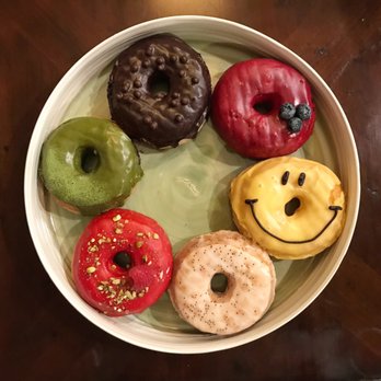 Good Town Doughnuts - Half vegan half regular -- couldn't even tell which ones were which! Loved all the different flavors :) - Donuts Near Me - Costa Mesa, California Good Town Doughnuts - Half vegan half regular -- couldn't even tell which ones were which! Loved all the different flavors :) - Donuts Near Me - Costa Mesa, California