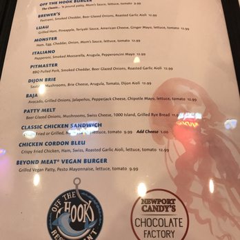 Off the Hook Bar & Grill - Menu - Burgers - American Near Me - Newport, Oregon Off the Hook Bar & Grill - Menu - Burgers - American Near Me - Newport, Oregon