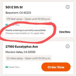 Useless to order on App Useless to order on App