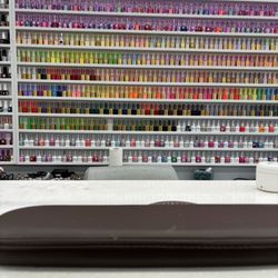 Just part of their nail color selection