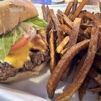 Bradley's Olde Tavern - a hamburger and fries - Burgers Near Me - Jackson, Georgia Bradley's Olde Tavern - a hamburger and fries - Burgers Near Me - Jackson, Georgia