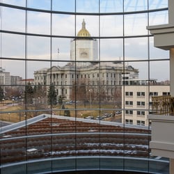 Law Office of William L Hubbard - A view of the Capitol from the 4th floor of the Ralph L. Carr Colorado Judicial Center
