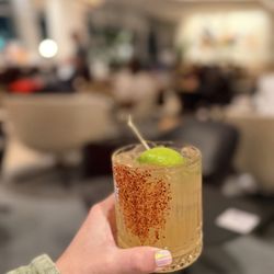 Chase Sapphire Lounge at The Club with Etihad Airways - Mezcal marg