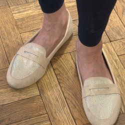 Lot Stop Dept. - 'Material Girl' shoes FYI-the faux suede gives the appearance of texture (they're clean)