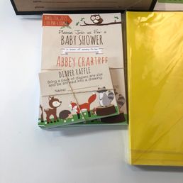 Custom babyshower invites for a babyshower