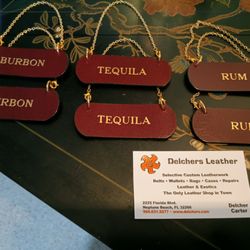 Delcher's Leather - Only needed 3 types of liquor in this house