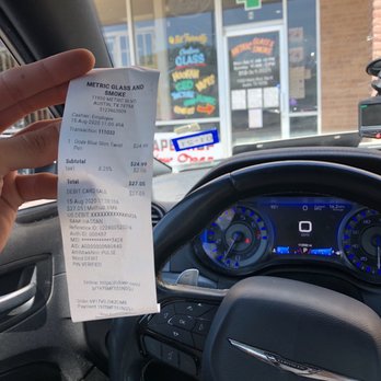 Metric Glass & Smoke - Receipt - Vape Shops Near Me - Austin, Texas Metric Glass & Smoke - Receipt - Vape Shops Near Me - Austin, Texas