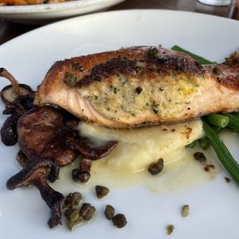 The Beachcomber - Crab Stuffed Wild Scottish Salmon - Seafood Near Me - Newport Beach, California The Beachcomber - Crab Stuffed Wild Scottish Salmon - Seafood Near Me - Newport Beach, California