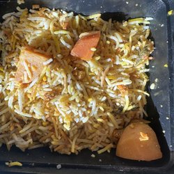 Foodistaan - Veg Biryani - leftover rice with carrot chunks (and no other identifiable veggies)