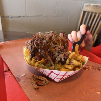 Pitforks and Smokerings BBQ - Mac n cheese, Fritos and BBQ all in one - yes please. - Barbeque Near Me - Slaton, Texas Pitforks and Smokerings BBQ - Mac n cheese, Fritos and BBQ all in one - yes please. - Barbeque Near Me - Slaton, Texas