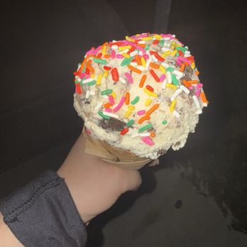 Wild Child Ice Cream - Cookies and cream w/sprinkles on a delicious waffle cone - Ice Cream & Frozen Yogurt Near Me - San Diego, California Wild Child Ice Cream - Cookies and cream w/sprinkles on a delicious waffle cone - Ice Cream & Frozen Yogurt Near Me - San Diego, California