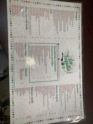 Menu photo 2 La Toquilla Manchester, CT Menu photo 2 La Toquilla Manchester, CT
