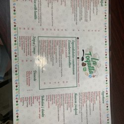 La Toquilla - Menu