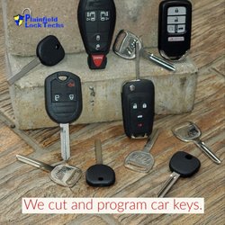Plainfield Lock Techs - We cut and program car keys. Purchase keys from us or bring in your own.