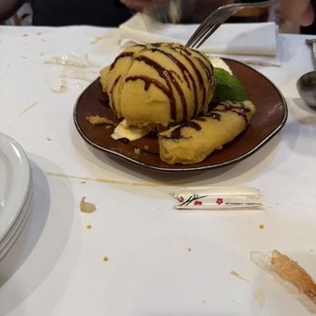 Banana Leaf Restaurant - Deep-fried mango ice cream. Ice cream inside taro. Yum yum - Singaporean Near Me - Milpitas, California Banana Leaf Restaurant - Deep-fried mango ice cream. Ice cream inside taro. Yum yum - Singaporean Near Me - Milpitas, California