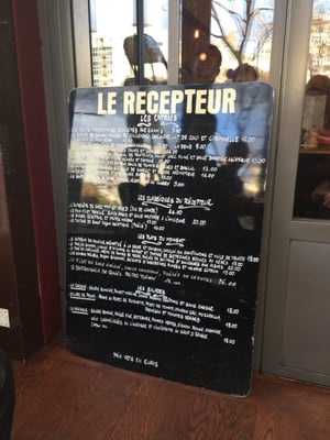 Menu photo 2 Le Récepteur Paris, 75