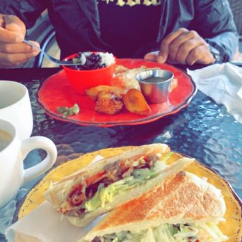 Cafecito - Palomilla steak sandwich and pobrecito breakfast. - Cuban Near Me - Chicago, Illinois