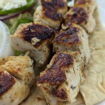 Mythos Grill - Chicken souvlaki special - Greek Near Me - Greensboro, North Carolina Mythos Grill - Chicken souvlaki special - Greek Near Me - Greensboro, North Carolina