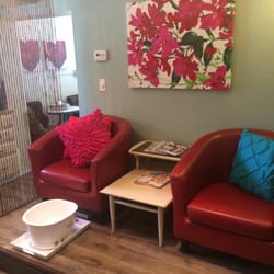Northend Nail Design - Pedicure area with tubs that use new liners with every client!